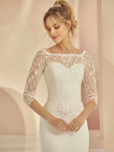 bianco evento bridal bolero e370 1 1