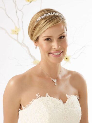 Schmuckset Bianco Evento N9 bei VeRina Brautmoden in Hille Rothenuffeln