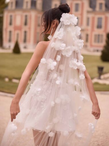 bianco evento bridal veil S546 (2)